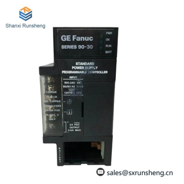 GE IC693PWR321T - Advanced Power Supply Module, Designed for Industrial Control Systems