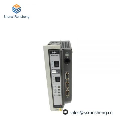Modicon PC-E984-685, Model 984 CPU Module - Advanced Control Solutions for Industrial Automation