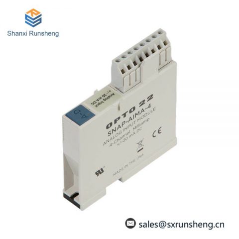 Opto22 SNAP-AIMA-4 Analog Current Input Module: Advanced Current Input for Industrial Control Systems