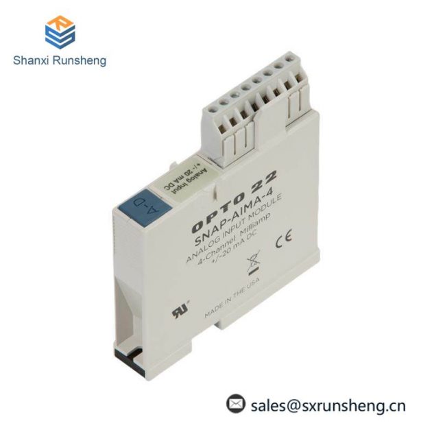 Opto22 SNAP-AIMA-4 Analog Current Input Module: Advanced Current Input for Industrial Control Systems