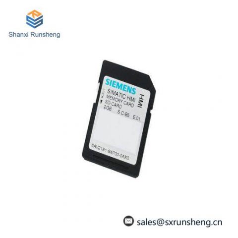 Siemens 6AV2181-8XP00-0AX0 SD Memory Card for Industrial Control, Compact & Reliable