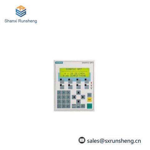 SIEMENS 6AV3607-1JC00-0AX1: High-Performance Operator Panel OP7/PP LC Display
