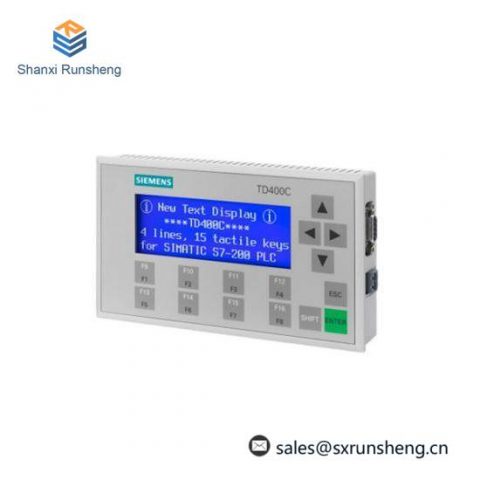 SIEMENS 6AV6 640-0AA00-0AX0 TD400C Text Display, High Performance Control Solution