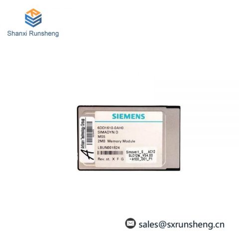 Siemens 6DD1610-0AH0 SIMADYN D Memory Submodule MS41, 16 Bit, 512KB EPROM, 2KB EEPROM