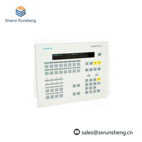 SIEMENS 6DD1670-0AF0 Operator Panel: Expert Control Solution