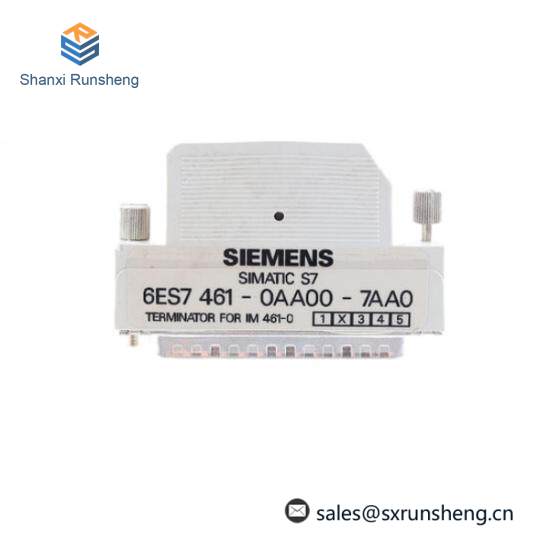 Siemens 6ES7 461-0AA00-7AA0: High-Quality Terminating Connector for IM 461-0 Interface Module, Efficient and Durable for Industrial Control Applications