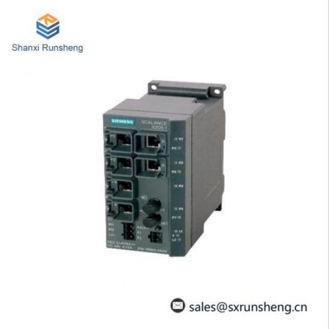 SIEMENS SCALANCE X206-1 Industrial Ethernet Switch, 6GK5206-1BB10-2AA3