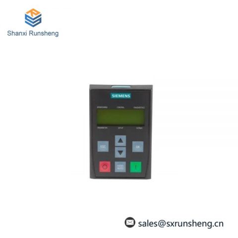 SIEMENS 6SL3255-0AA00-4CA1: Precision Control Panel for Industrial Automation