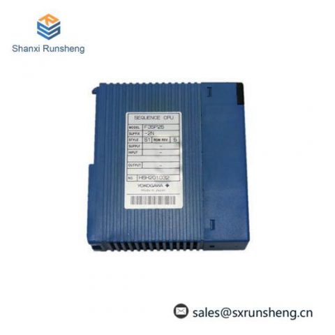 Yokogawa F3SP25-2N CPU Module: Precision Control for Industrial Automation