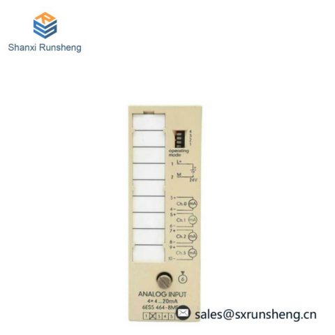 SIEMENS SIMATIC 6ES5464-8ME11 Analog Input Module: High-Frequency, Compact PLC System