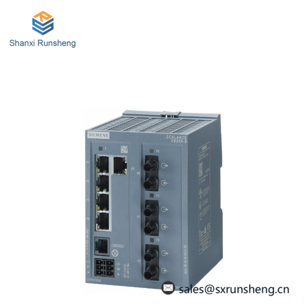 SIEMENS SCALANCE XB004-1G Unmanaged Industrial Ethernet Switch, 6GK5004-1GL00-1AB2