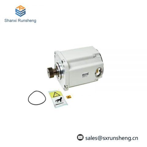 ABB 3HAC037163-003 IRB460 DSQC663 3HAC029818-001: Industrial Motor with Pinion, White RAL 9003