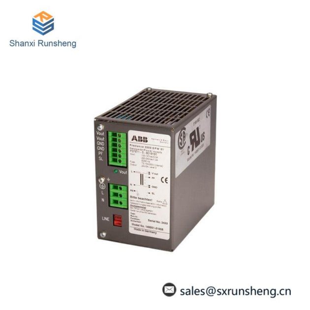 ABB DPW01 - Advanced Industrial Control Module, Precision Engineered for High-Performance Applications