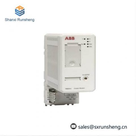 ABB TB820v2 Modulebus Cluster Modem - Redundant Optical Communication for Industrial Automation