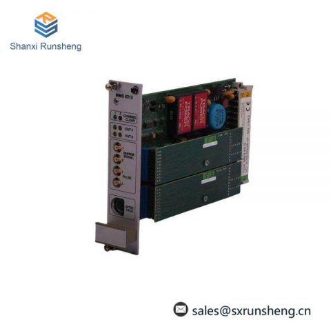 Emerson MMS6312 Dual Channel Rotational Speed Monitor - Precision Monitoring for Industrial Control Systems
