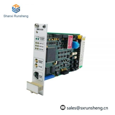Emerson MMS6350 Digital Overspeed Protection System, designed for industrial safety and reliability