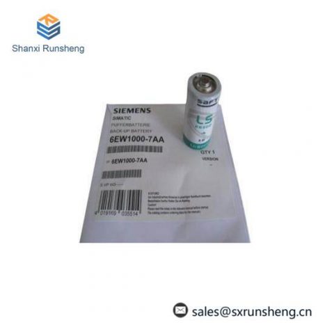 Siemens 6EW1000-7AA: Advanced Lithium Backup Battery SNR for Industrial Automation