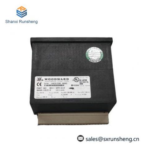 Woodward 8444-1067 High-Precision Control Module for Industrial Automation Systems