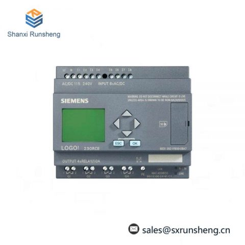 SIEMENS 6ED1052-1MD00-0BA7: 12/24VDC Logic Module Display, Compact Automation Solution