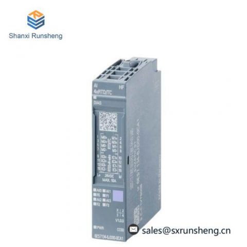 Siemens 6ES7134-6JD00-0CA1: High-Feature Analog Input Module for Industrial Control Systems