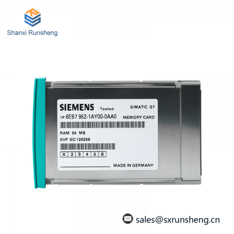 SIEMENS S7 Memory Card 6ES7952-0KH00-0AA0 for Industrial Control Systems