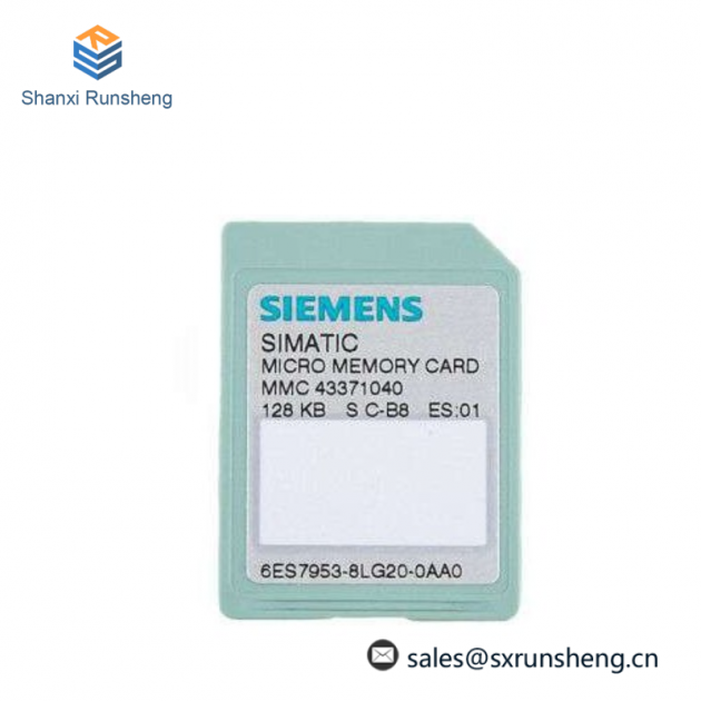 SIEMENS 6ES7953-8LG20-0AA0 Micro Memory Card: Industrial Control Solutions