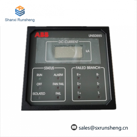 ABB 3BHB006943R0001 UNS0885A-Z, V1 Converter Display; Manufacturer: ABB