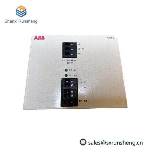 ABB SD812 Power Supply Module - High Efficiency and Reliability for Industrial Applications