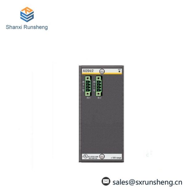 Bachmann AI204/2: High-Precision Analog Input Module for Industrial Control