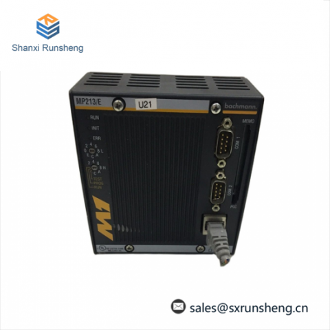 Bachmann MP213/E CPU Module - Efficient Control Solution for Industrial Automation