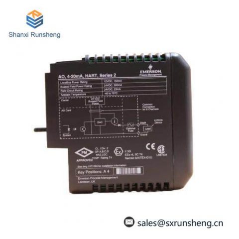Emerson DeltaV VE4005S2B1 Analog Output Card - Precision Control for Industrial Automation