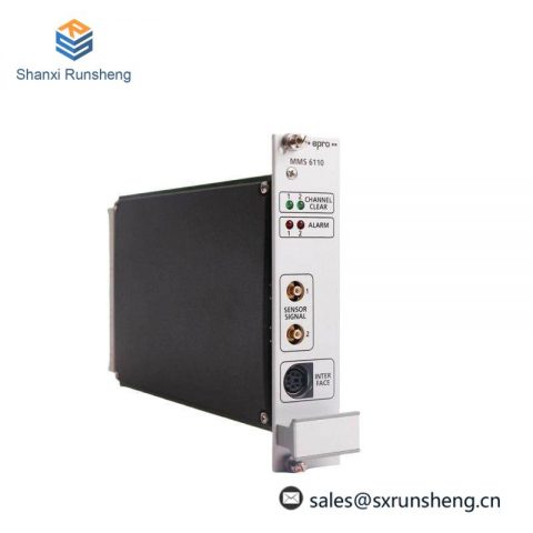 EPRO MMS6110 PLC Power Supply, EPRO Type Designation: PLC, Relative Rotor Vibration Monitor