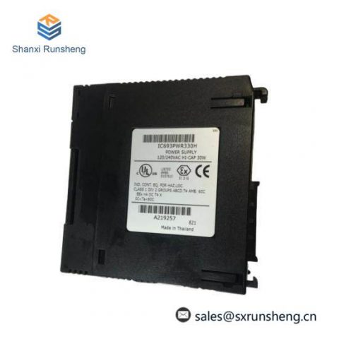 GE FANUC Power Supply IC693PWR330H, High Efficiency, Durable Electronics