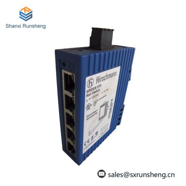 Hirschmann SPIDER 5TX Rail Switch: Industrial Ethernet Switch for Rail Applications