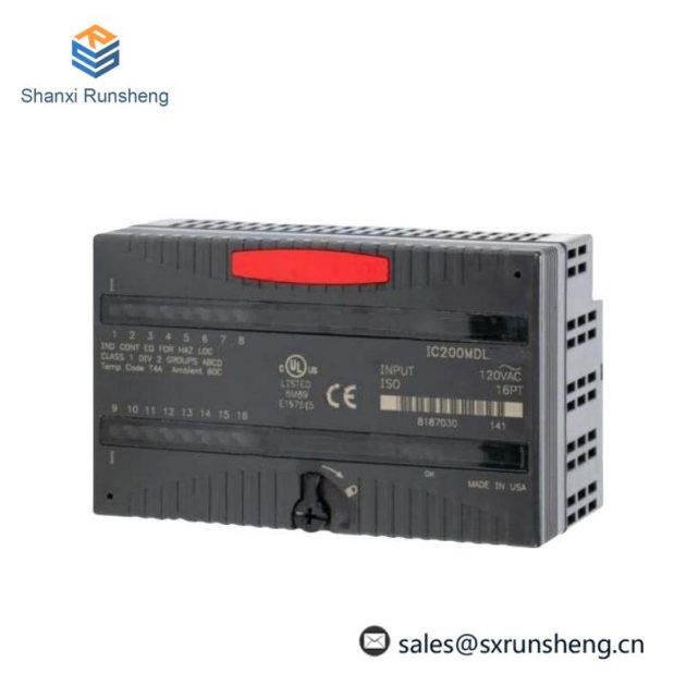 GE IC200MDL241 AC Input Module - 16 Point, for Industrial Control Systems