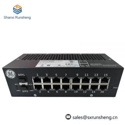 GE IS420ESWBH1A: Industrial Ethernet Switch for Mark VIe Series