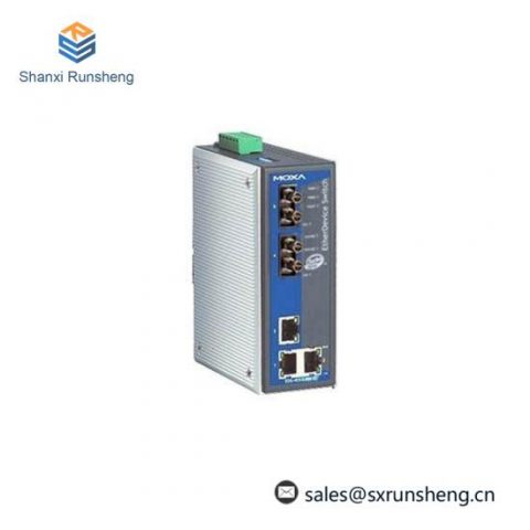 MOXA EDS-405A-MM-ST Industrial Ethernet Switch, High Reliability for Control Systems