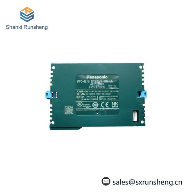 Panasonic FPO-E16 Expansion Unit - Digital I/O Module for Enhanced Automation Solutions