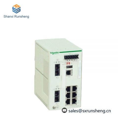 Schneider TCSESM083F2CU0 Industrial Ethernet Switch: 8-Port Network Hub
