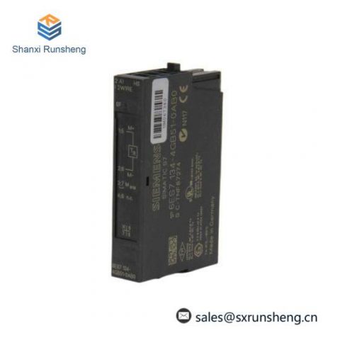 SIEMENS ET200S Analog Input Module - 2AI High Speed, 6ES7134-4FB51-0AB0