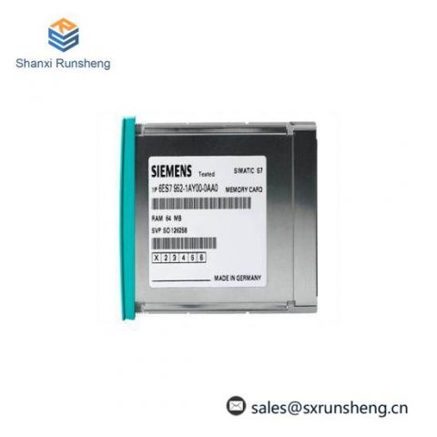 Siemens 6ES7952-1AS00-0AA0 RAM Memory Card for Industrial Control Systems