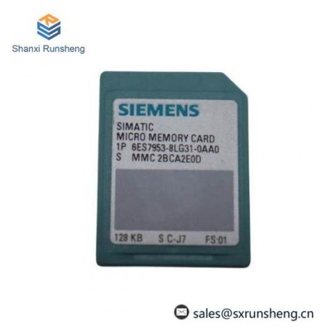 Siemens Micro Memory Card 6ES7 953-8LG31-0AA0, Industrial Control Solutions