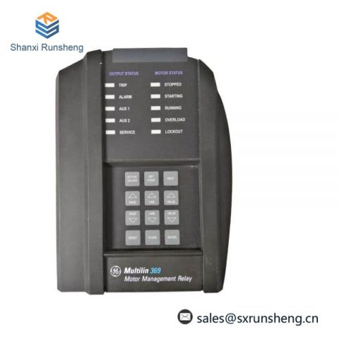 GE 369-HI-R-M-0-0: Advanced Motor Management Digital Relay, Combining Efficiency & Reliability