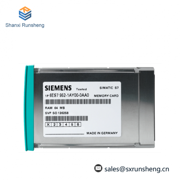 SIEMENS 6ES7952-1AM00-0AA0 RAM MEMORY CARD: Industrial Control Module, Enhancing System Performance