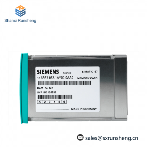 Siemens 6ES7952-1KL00-0AA0 Memory Card, Industrial Control Module