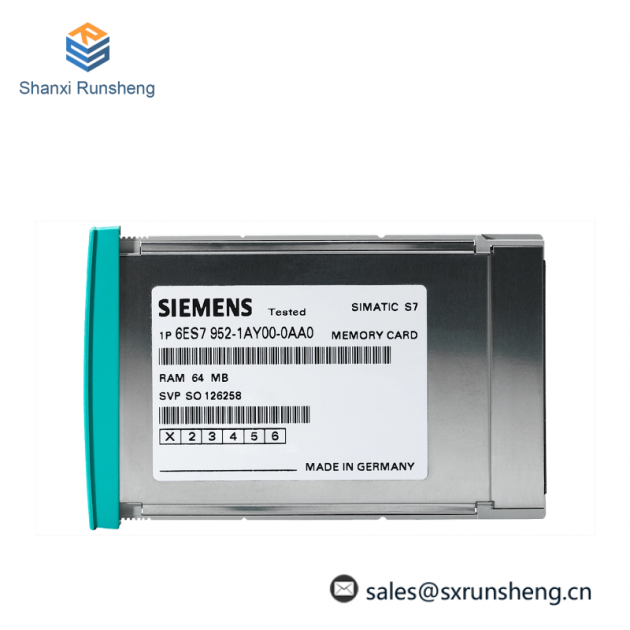 Siemens 6ES7952-1KL00-0AA0 Memory Card, Industrial Control Module