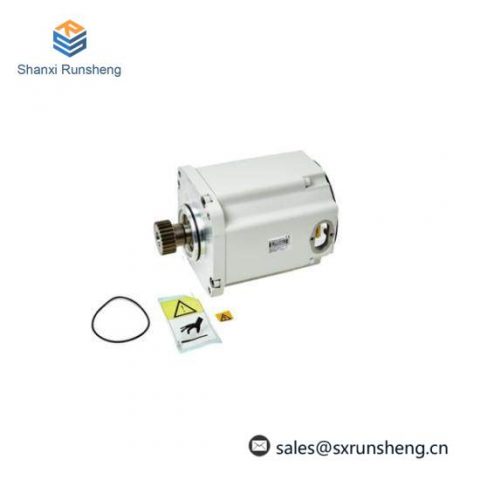 ABB 3HAC037163-003 Industrial Motor with Pinion, White RAL 9003