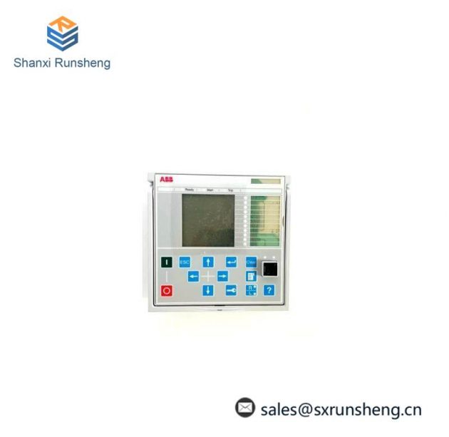 ABB DIS0012 LHMI LARGE IEC ALUMINIUM FRONT: Industrial Control System Module