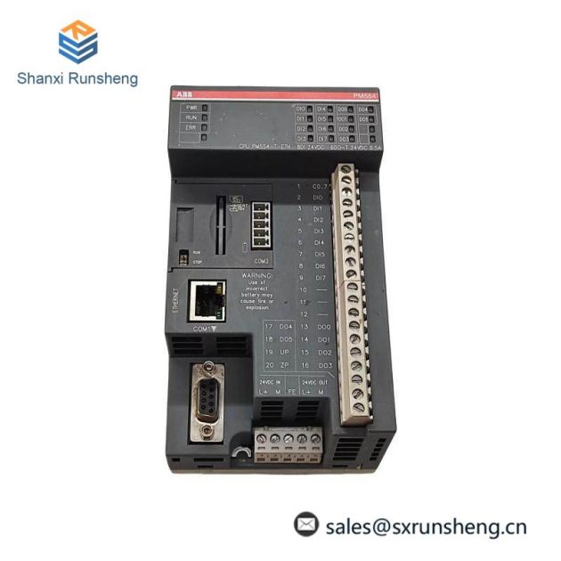 ABB PM554-T-ETH A0: Advanced PLC Automation CPU for Industrial Control