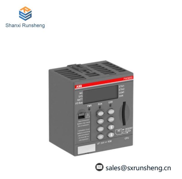 ABB PM5650-2ETH | 1SAP141000R0278 Processor Module, Advanced Control Solution